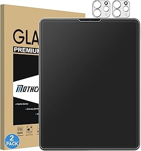2 Pack Mothca Matte Screen Protector for iPad Pro 11 Inch 2021/2020/2018 iPad Air 4th Generation 10.9 Inch, Anti-Glare & Anti-Fingerprint HD Tempered Glass Shield for iPad Pro 11/Air 4th 10.9, Smooth as Silk