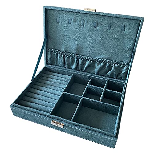 Schmucklagerung Oganizer Französisch Retro Wildleder Tuch Schmuckschatulle Cover