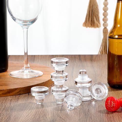 Tapones de silicona para botellas de vino reutilizables en forma de T, pack de 10 7