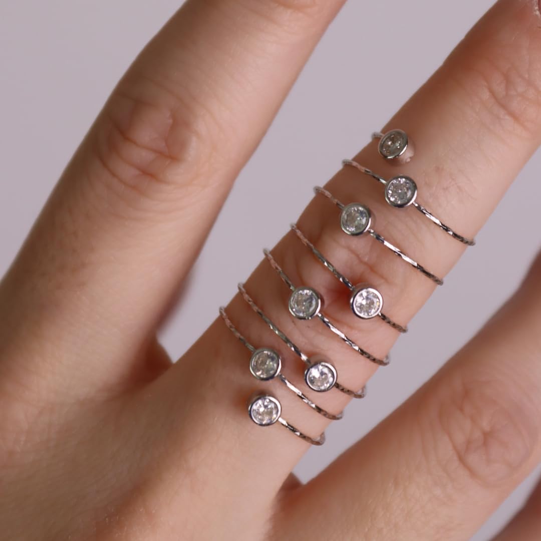 idillio Every jewel is a lovestory Anello a Spirale Regolabile - Anello Donna Argento 925
