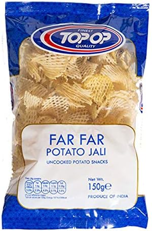 Top-Op Far Far Potato Jali (un-fried potato snack) - 150g - (pack of 4)