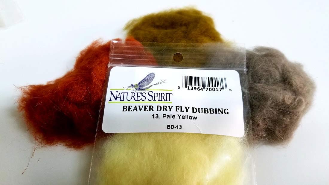Nature's Spirit Beaver Dry Fly Dubbing (Muskrat Gray)