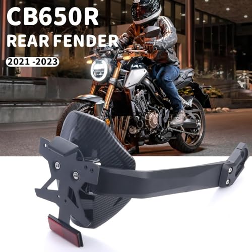 Garde-Boue Arrière Moto CB650R avec Support Plaque et Éclairage LED - 5
