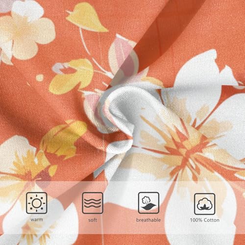 Orange Gingham Little Boys Soft Kids Underwear Cute Children Undies3