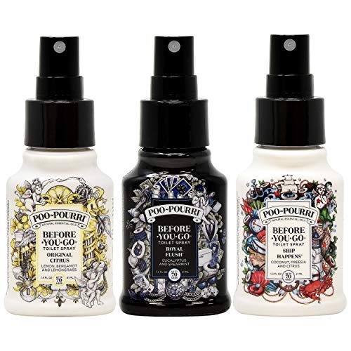 poo-pourri before you go toilet spray original citrus royal flush ship happens 14 oz bottles