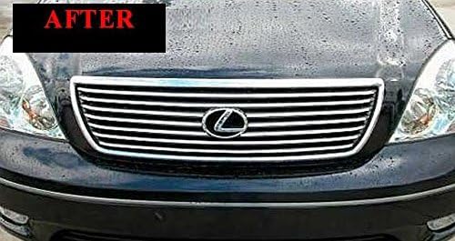 fits 2001-2006 LEXUS LS430 CHROME GRILL GRILLE KIT 2002 2003 2004 2005 01 02 03 04 05 06 LS 430
