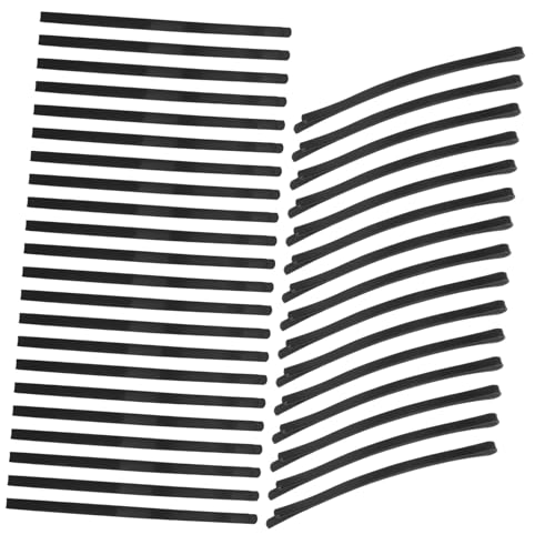 Épingles à cheveux noires VALICLUD lot de 100 grandes pinces courbées métalliques pour chignons
