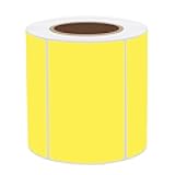 STARLIBOO 3x2 inch Color Direct Thermal Label Stickers for Shipping, Barcode, Address, Compatible with Rollo Label Printer & Zebra Desktop Printers (Yellow)