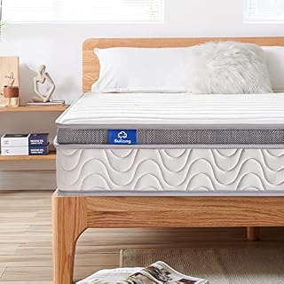 SuiLong European King Size Mattress Cooling Feel Gel Memory Foam Hybrid Mattress. Extreme Comfort Pocket Sprung Support System with Stronger Edge Support for Back Pain Relief. Medium-Firm, 160x200cm