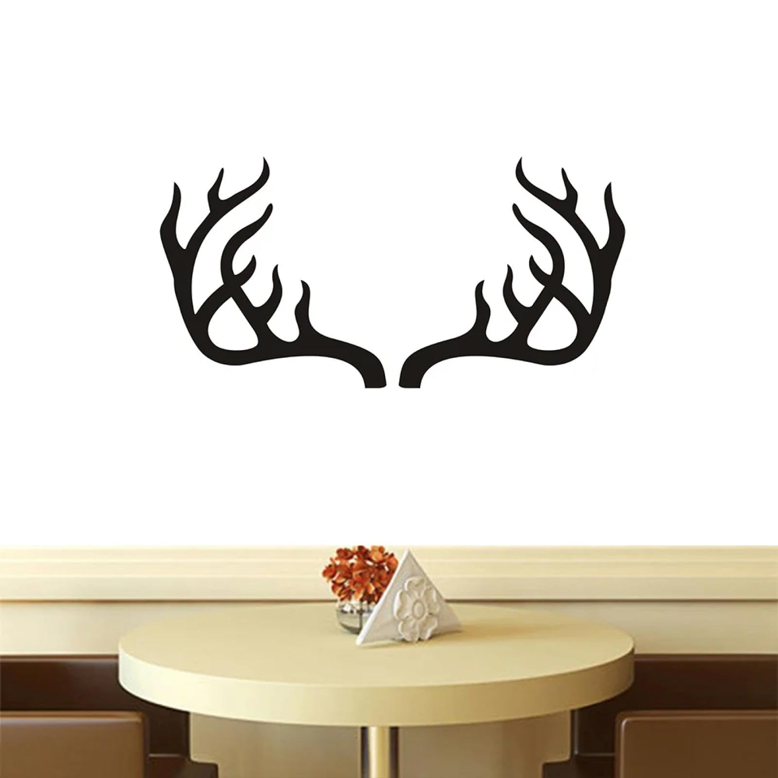 WEIMEIJIE Deer Antler Zoo African Animal Nursery Children's Bedroom Wall Stickers Vinyl Wall Decor