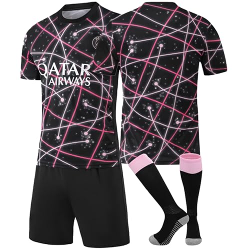 Genérico PSG 2025/2026 Camiseta de Fútbol Personalizadas Nombre Número para Hombres y Niño, Paris Equipación de Fútbol con Conjunto Top Pantalón Corto y Calcetines Regalo de PSG