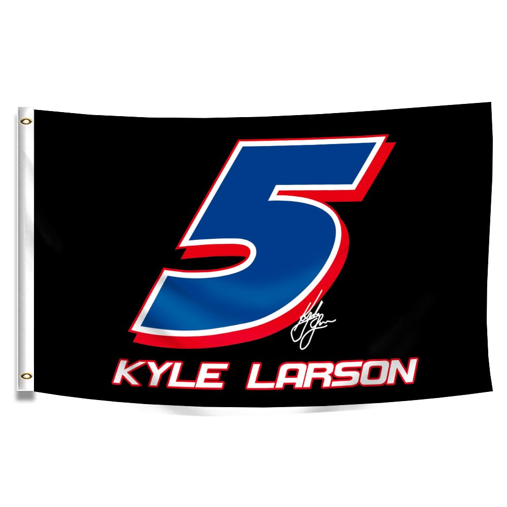 ENMOON #5 Flag Banner 3x5Ft with Brass Grommets for Car Fans Indoor Outdoor Decor