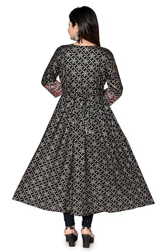 Image of Rayon Casual Ethnic Round Neck Embroidered Kurta for Women and Girls (310)