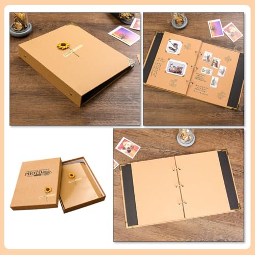 Album photo portable kraft vintage : gardez vos plus beaux souvenirs