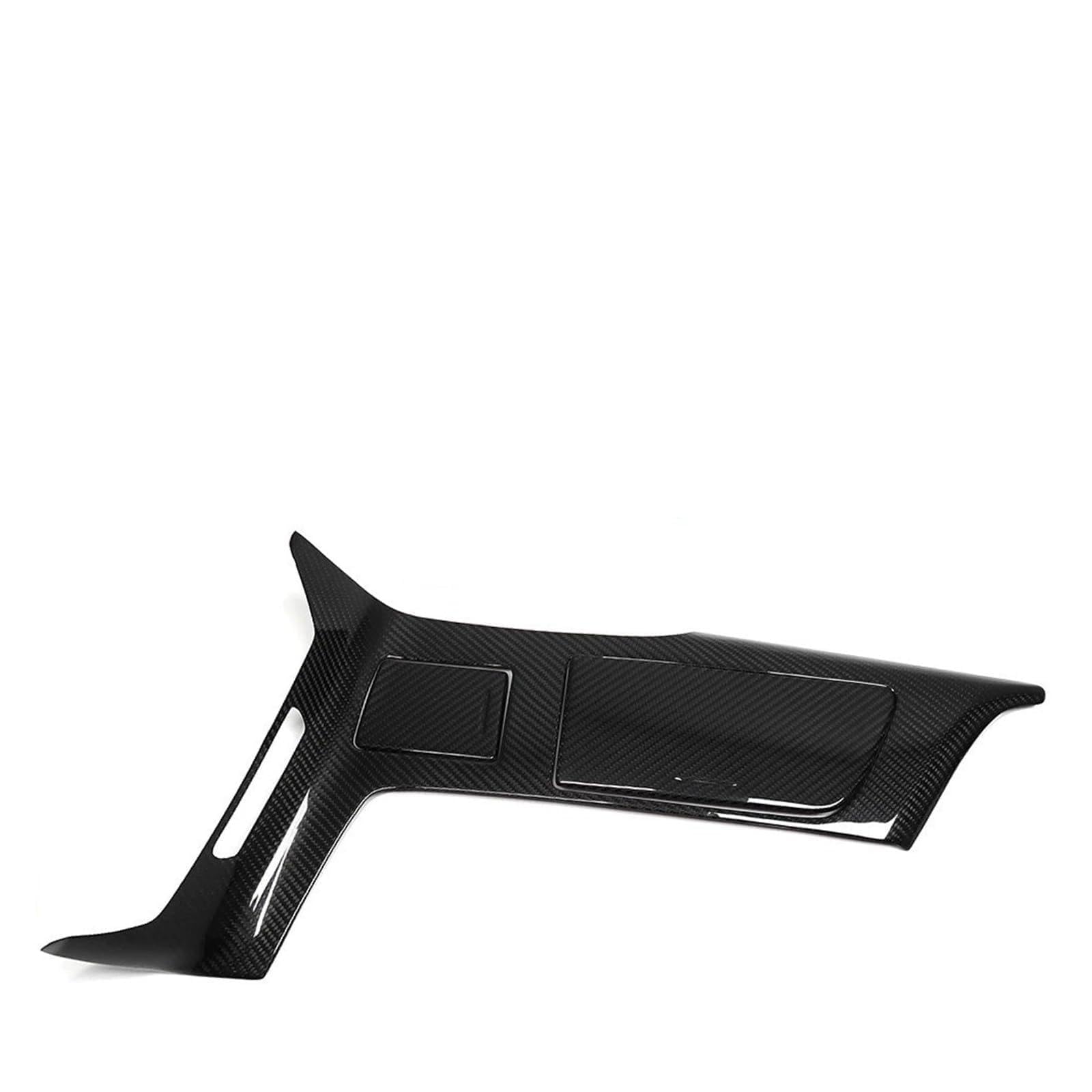 Carbon Fiber Interior For Chevrolet For Corvette C7 ZR1 Z06 2014-2019 Car Console Gear Water Cup Holder Panel Cover Trim Accessories CRRYUQWWM(Style H)