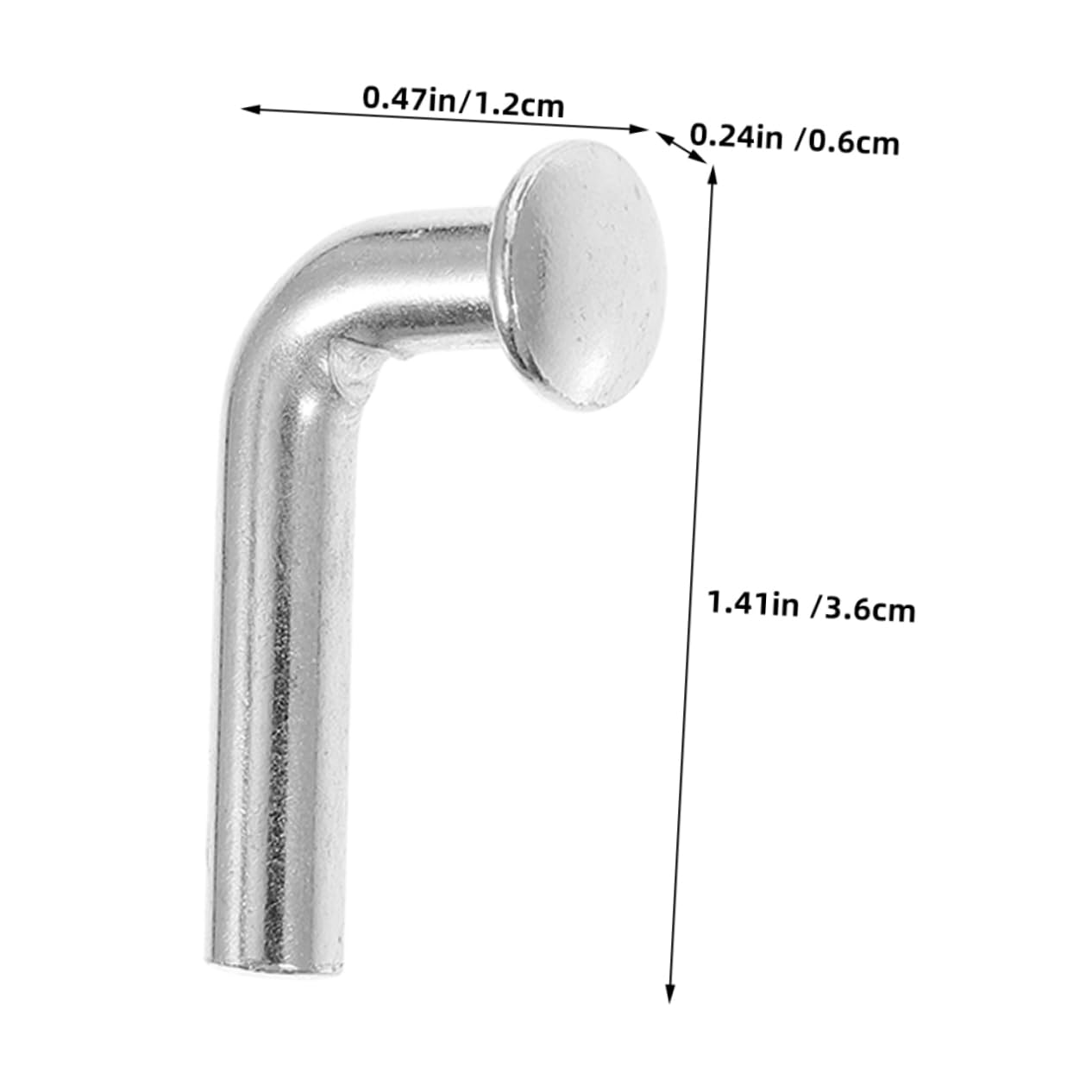 KICHOUSE 90 Degree Bent Heavy Duty Steel Material Latch Pallet Racking Locking Pin Pallet Rack Accessories Easy Installation