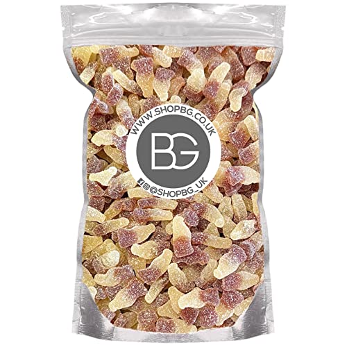 BG Quality Pick & Mix Sweets - Choose Your Own Favourites Single Sweet Pouch 800g (Fizzy Cola Bottles)