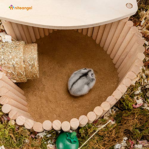 Niteangel Hamster Climbing Ladder Wooden Suspension Bridge For Guinea Pigs Rats Hedgehog Gerbils Mouse Sugar Glider And Other Small Animals thumb #4