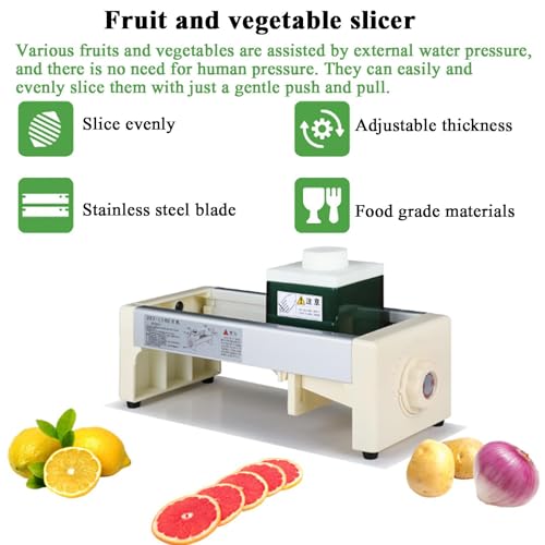 Cortador manual de frutas y verduras ajustable miniatura 2