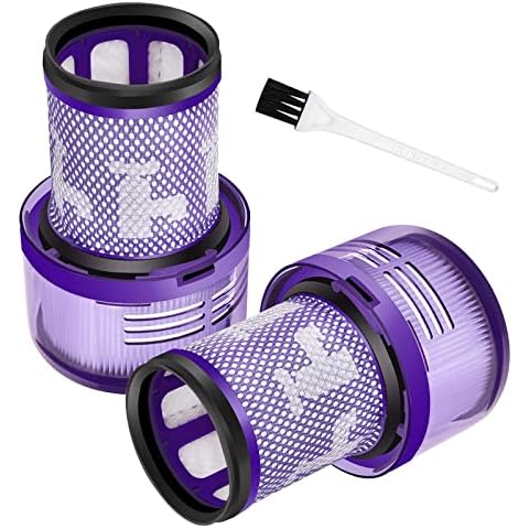 2PCS Replacement Filters for Dyson V12 Detect Slim, Replacement Filters for Dyson Vacuum Cleaner V12 Cyclone Animal Absolute Vacuum Cleaner Replacement Part (2) Cover