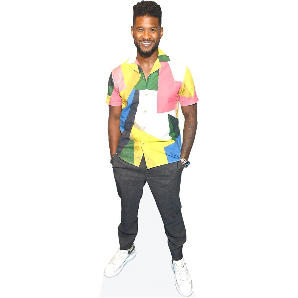 Celebrity Cutouts Mini Size Cutout Usher (Colourful Shirt)