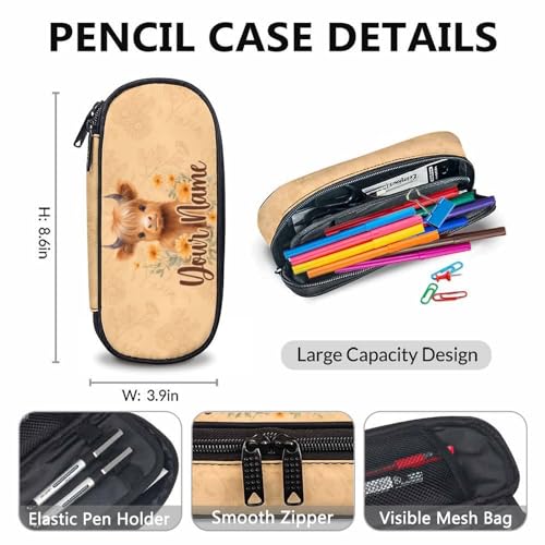 School Backpack for Girls, Custom Highland Cow Girls Backpacks for Kids Teen 3 in 1 Elementary Preschool School Bag4