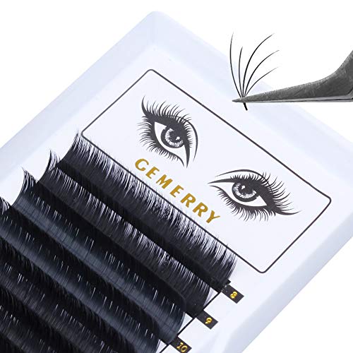 Volume Lash Extensions Flowering 0.07mm C Curl Eyelashes Extensions Hybrid Camellia Easy Fan Blossom 2D 3D 4D 5D 6D 8D 10D 8-14mm Mixed Tray Clusters Individual Lashes by GEMERRY