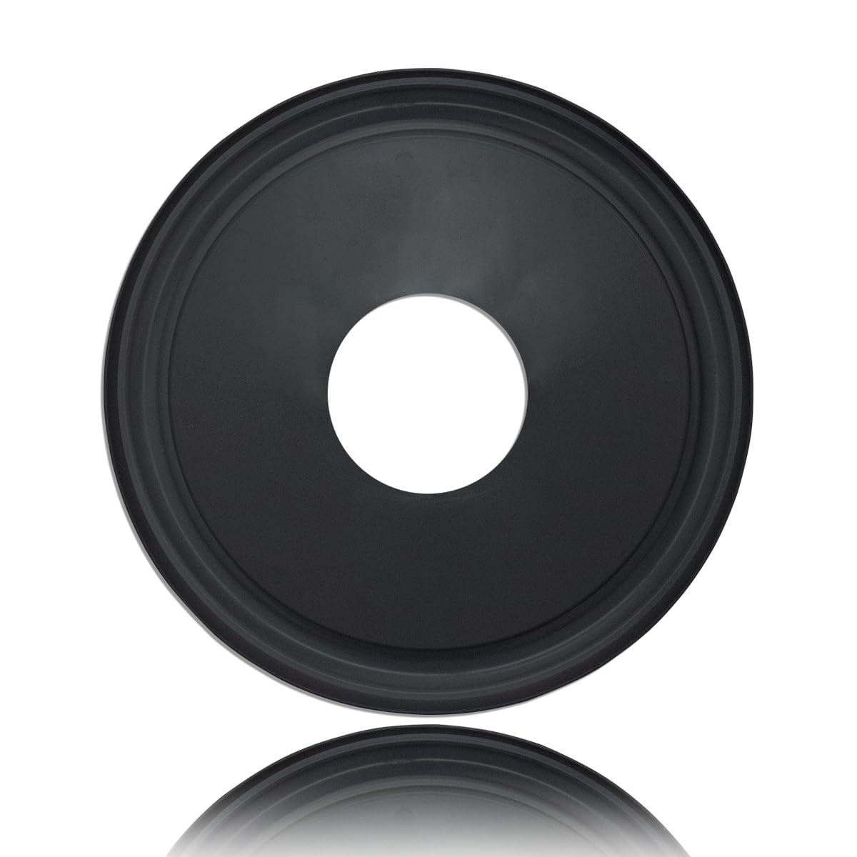 Black Ceiling Medallion - Light Fixture Cover -6