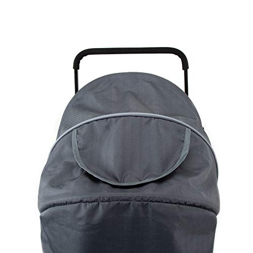 Carrinho de Bebê Happy - Cinza