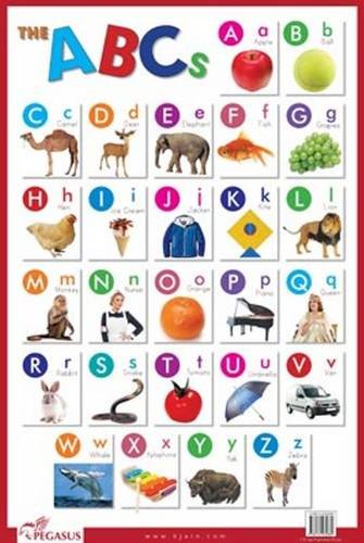 B Jain Publishers Pvt Ltd ABC Educational Chart by Pegasus - Amazon.ae
