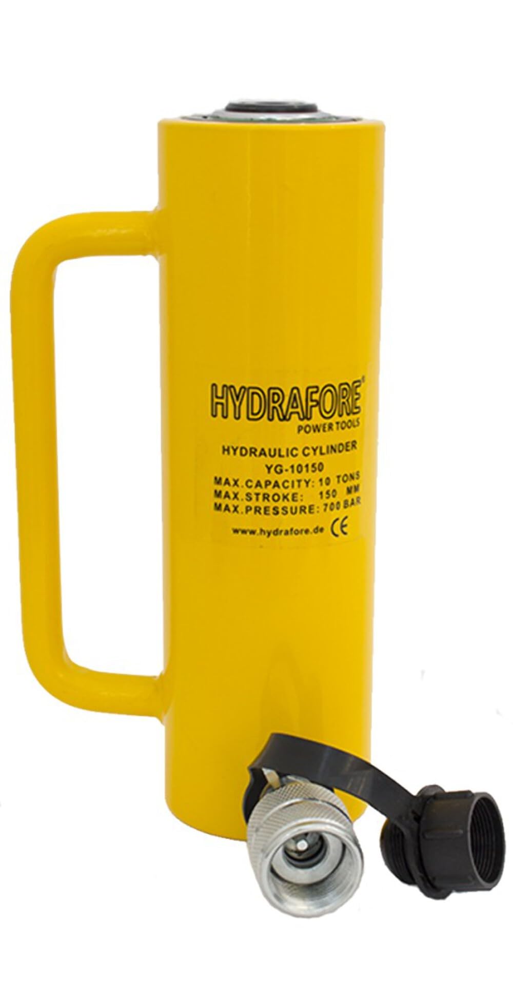 Cilindro hidráulico de un efecto de Hydrafore (10 ton, 50 mm)