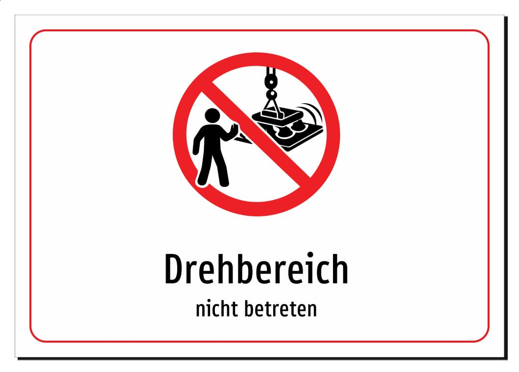 40119-DE-S-07 | Drehbereich - nicht betreten