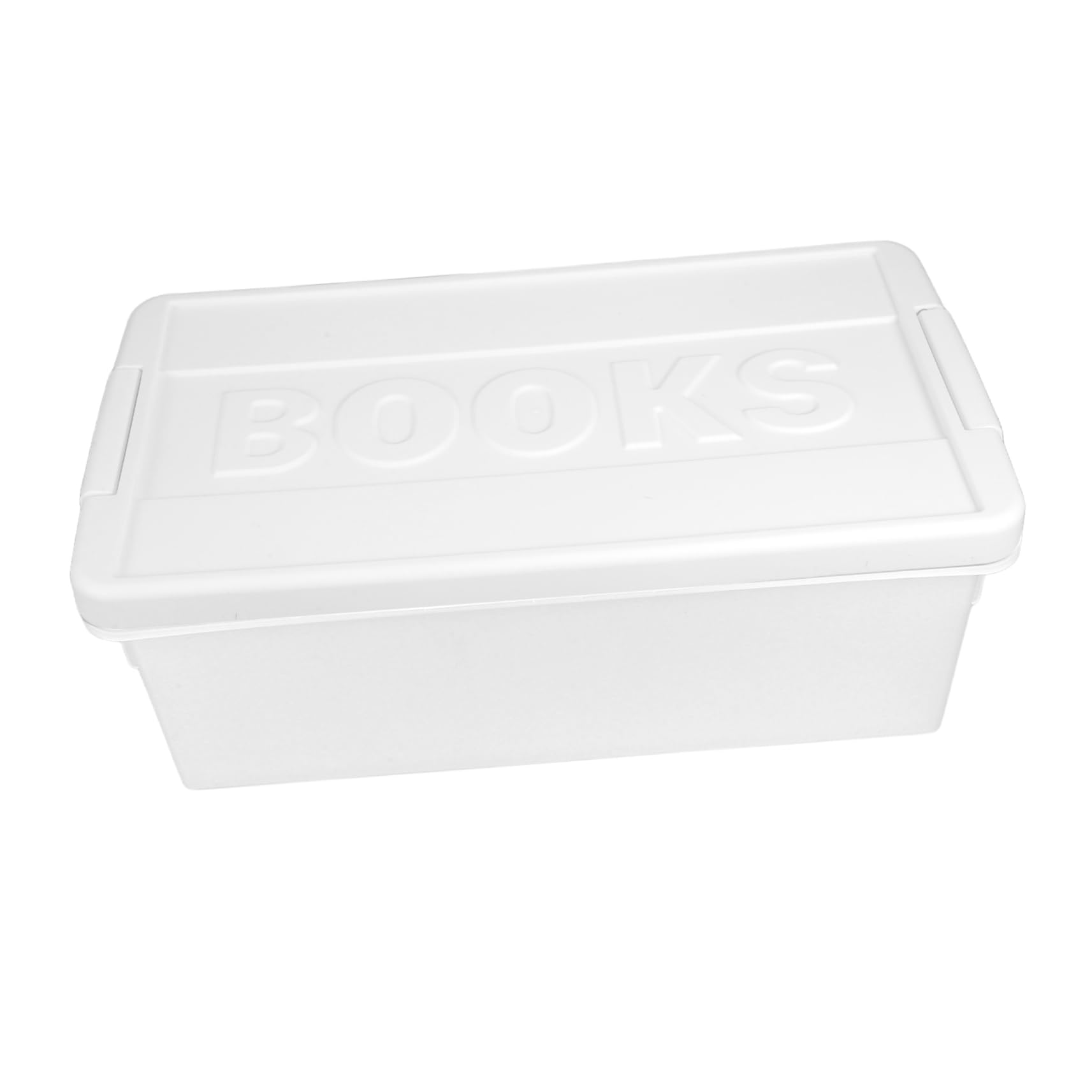 Abaodam Scatole Portaoggetti Decorative Divisori Regolabili Libri e Organizer Portatile in Plastica con Coperchio Grande Capacità per Ufficio e Casa