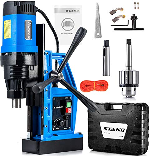 STAKO SCY-2800E Max. Ø 80 mm Magnetbohrmaschine 2050 W mit Koffer – 17 kg – Magnetkraft 17000 N – tragbare Kernbohrmaschine für Metallbearbeitung mit Bohrfutter – Set 1 – Bild 7