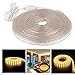 Produktbild 230V LED Stripes,Lichterkette,Band,Streifen,LED Leiste,LED Lichtleiste,LED Bänder,Lichterkette LED,selbstklebend,Warmweiß 5050 SMD IP65 LED Band mit Schalter und Stecker (Warmweiß, 10M)