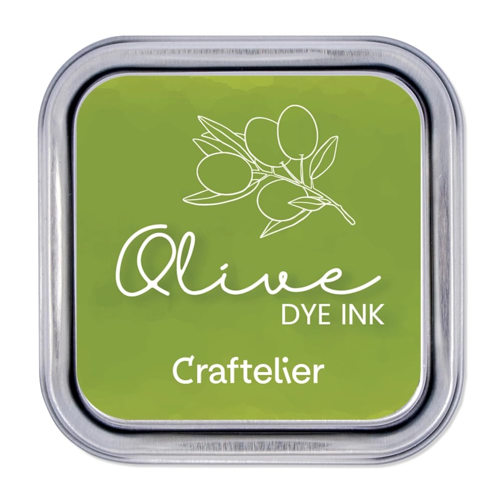 Craftelier Water Based Ink Pad - 4x4 Cm, Fossil Color, Metal Box, For Rubber Stamps & Paper Craft - View #4