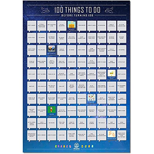 Must Play 100 Video Games Bucket List Scratch Off Poster