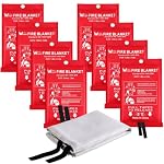 wucgea – wucgea Löschdecke für küche - 8 Packung Feuerlöschdecke DIN 