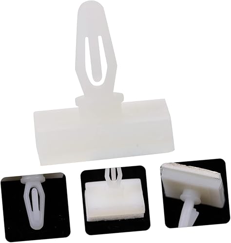 Miniatura 2 de TEHAUX 100 piezas de placa adhesiva de montaje de bloqueo de PCB separador de poste aislado B postes de soporte de columna de apoyo fijo clips de