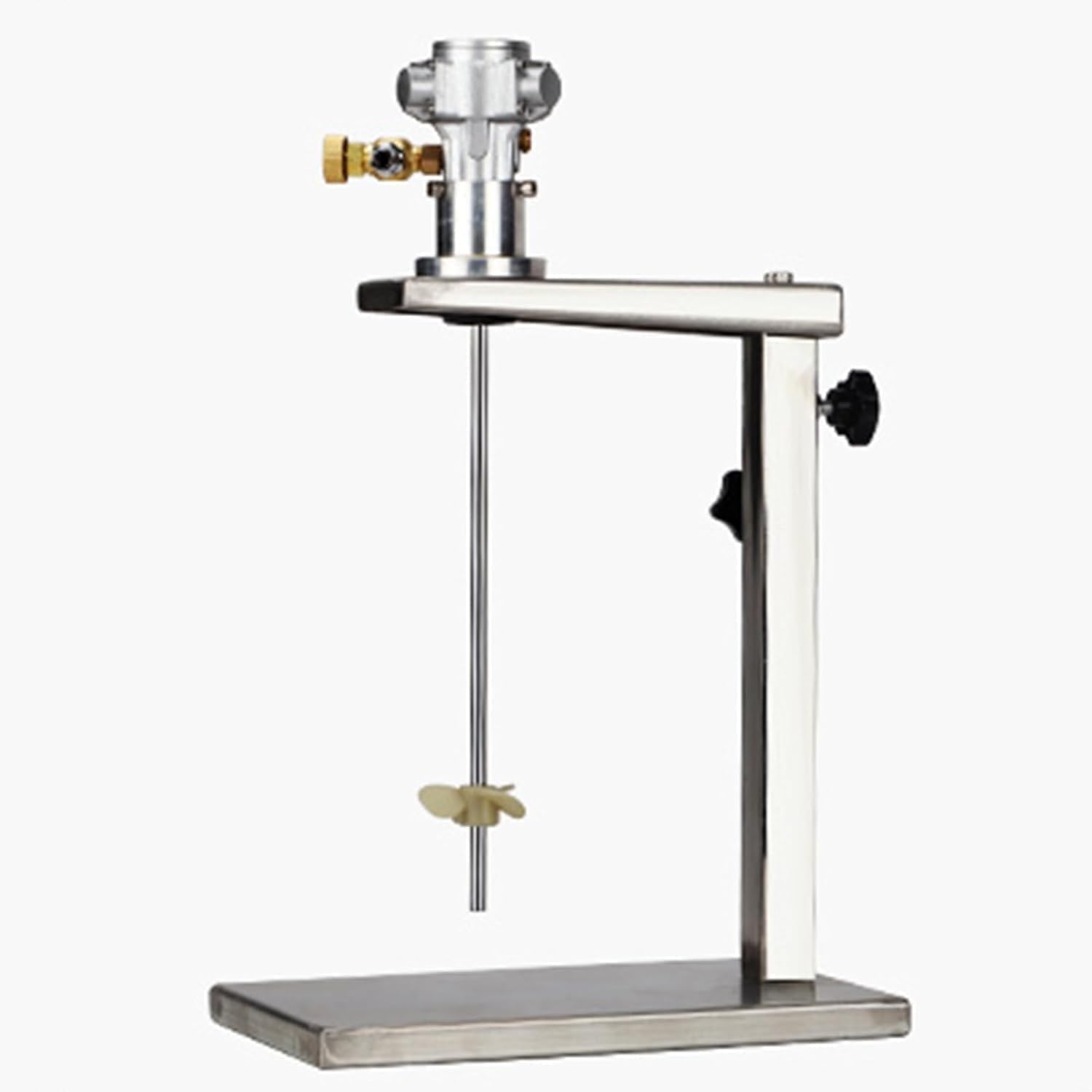 Mezclador de pintura neumático de 1 galón con soporte ajustable, agitador de velocidad variable para tambores, cuchillas de acero inoxidable y ABS, 50-3200 RPM mezcla eficiente para pinturas y product