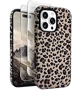 Custodia J.west Per IPhone 13 Pro Max Con Fantasia Leopardo Vintage Glitter - Morbida TPU Trasparente - Donna - 4