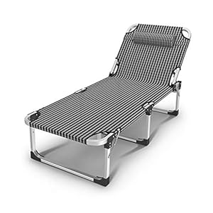 Hagnzhe H1SXA461 Krzesło Ogrodowe Rozkładane 4-Sztuki