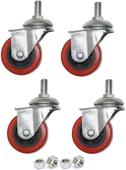 NEO STAR Neostar Heavy Duty 360 - Degree Rotatable Wheels For Chair, Trolley, Furniture Etc. (Multipurpose Use/Load Capacity - 150 Kg / (Set Of 4))