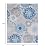 SAFAVIEH Cabana Collection Area Rug - 8' x 10', Grey & Blue, Floral Design, Non-Shedding & Easy Care, Indoor/Outdoor & Washable-Ideal for Patio, Backyard, Mudroom (CBN832F)