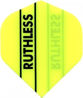 Ruthless Solid Panel Dart Flights | 100 Micron Standard No2 and packs of 1, 3, 5 or 10