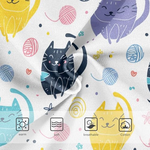 Cute Cat Yarn Toddler Girls's Underwear 2T 23021883