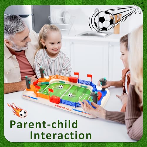 Dromlag Mini Futbolines para Niños Adultos, Juguetes Niños 4-11 Años Juegos de Mesa Niños 3-10 Años Regalos Futbol para Niños 5-12 Años Regalos Navidad Cumpleaños Niños - imagen 7