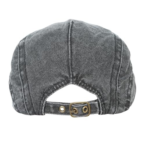 Image of FabSeasons Cotton Ivy Flat Golf Cap - Classic Newsboy Gatsby Hat for Men