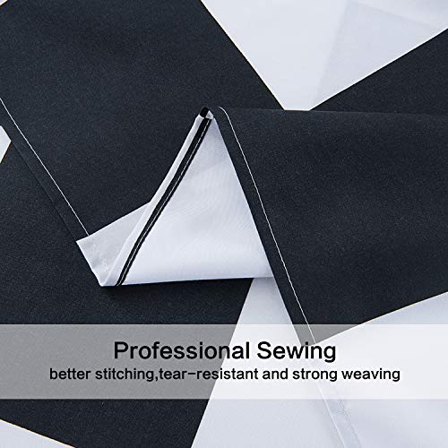 Image of Best Season Bed Sheet Set 4 Piece -Twin XL Size-Soft Durable Microfiber Bedding Sheet Set,Deep Pocket,Stain,Fade & Wrinkle Resistant (Plaid Black&White)