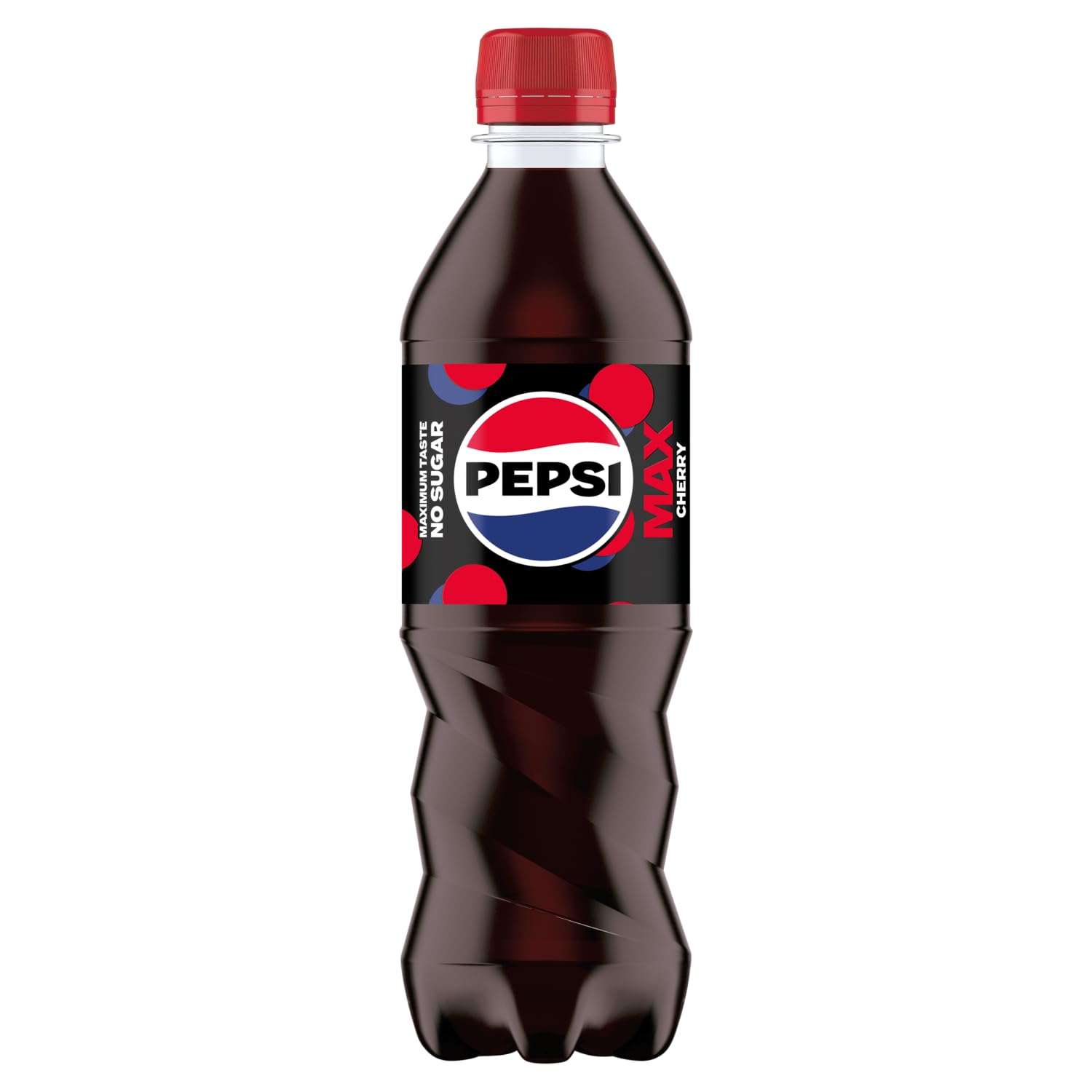 Pepsi Max Cherry No Sugar Cola Bottle 500ml